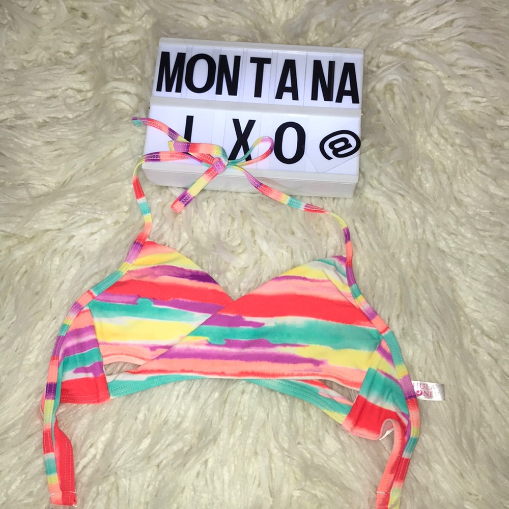 Tie dye bikini top!